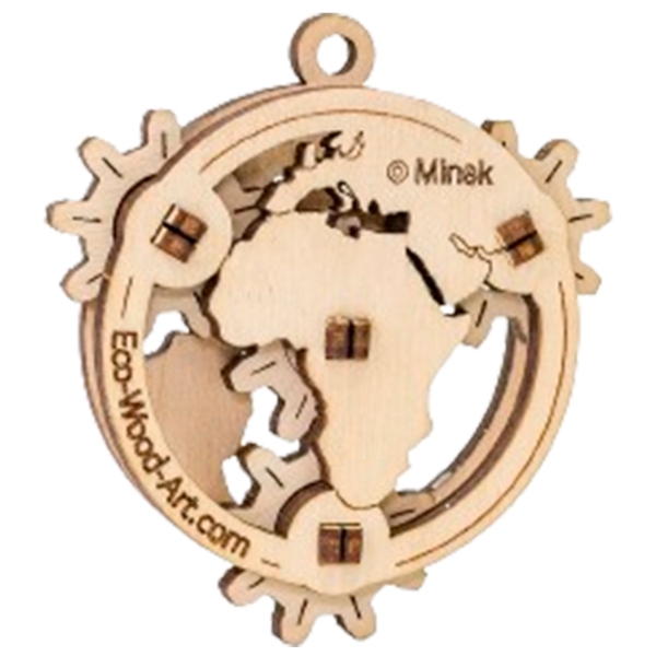 Пазл 3D Ewa Toys Globe (4815123000501) Количество деталей: 14, Рекомендуемый возраст: photo 1