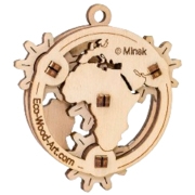Пазл 3D Ewa Toys Globe (4815123000501) Количество деталей: 14, Рекомендуемый возраст: