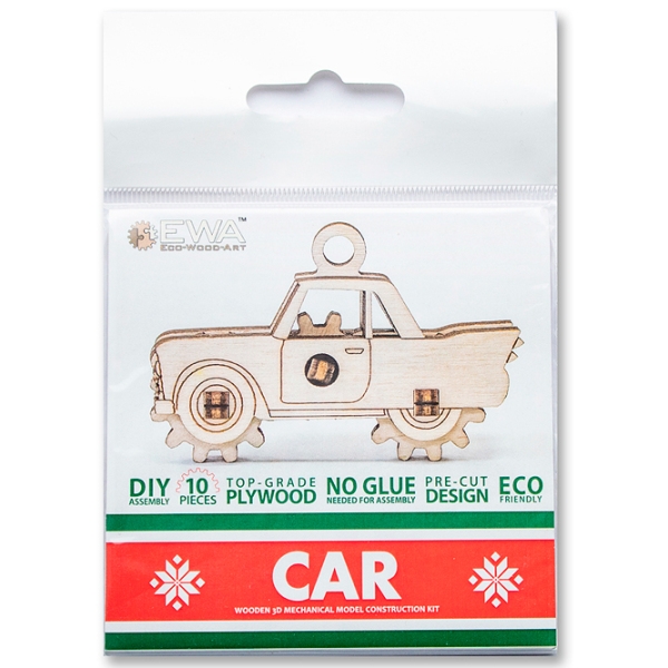 Puzzle 3D Ewa Toys Car (4815123000518) Numărul de piese: 10, V&acirc;rsta recomandată: 10+ photo 2