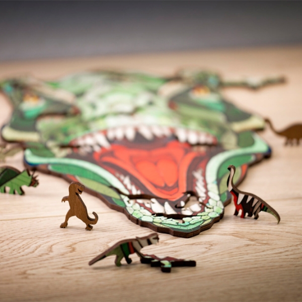 Пазл 2D Ewa Toys T-Rex S (4815123001881) Количество деталей: 80, Рекомендуемый возраст: photo 3
