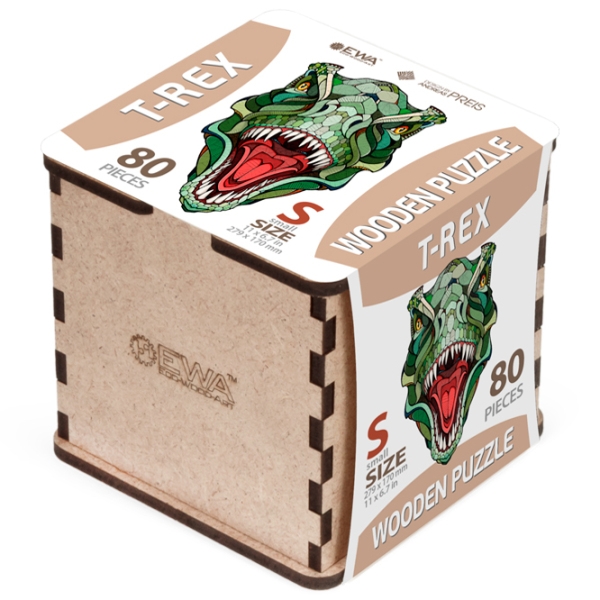 Пазл 2D Ewa Toys T-Rex S (4815123001881) Количество деталей: 80, Рекомендуемый возраст: photo 5