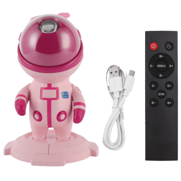 Proiector de stele Starry Sky Astronaut Metaverse Pink universal, photo 6
