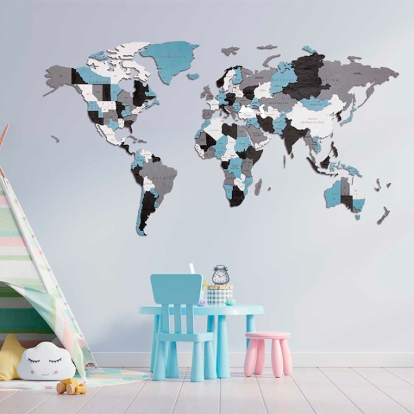Пазл 2D Ewa Toys World Map S Smoky Dreams (4815123002635) Количество деталей: 114, Рекомендуемый возраст: 15+ photo 7