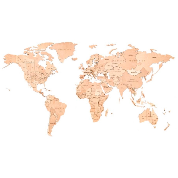 Пазл 2D Ewa Toys World Map S Untouched World (4815123002734) Количество деталей: 114, Рекомендуемый возраст: 14+ photo 1
