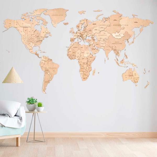 Пазл 2D Ewa Toys World Map S Untouched World (4815123002734) Количество деталей: 114, Рекомендуемый возраст: 14+ photo 4