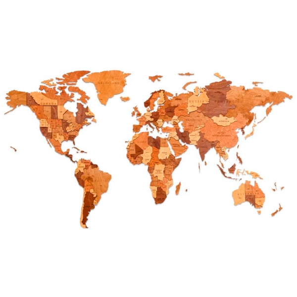 Пазл 2D Ewa Toys World Map S Choco World (4815123002642) Количество деталей: 114, Рекомендуемый возраст: 14+ photo 1
