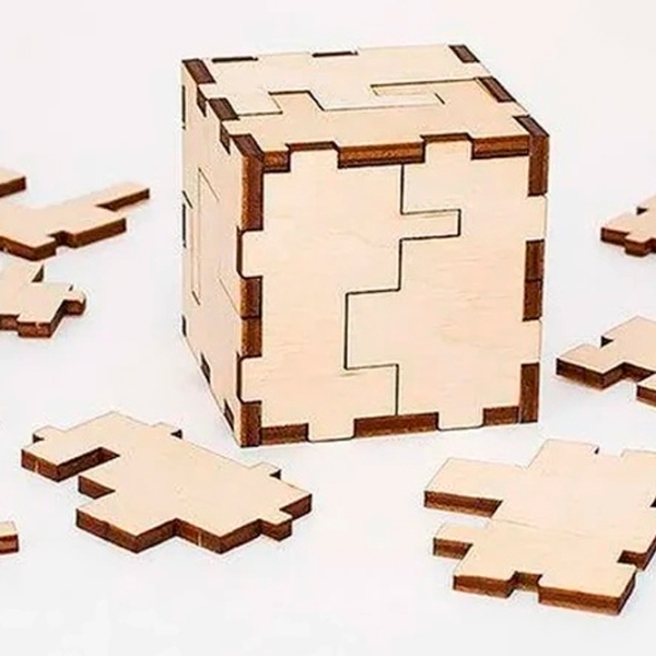 Пазл 3D Ewa Toys Cube (4815123000358) Количество деталей: 12, Рекомендуемый возраст: 14+ photo 2