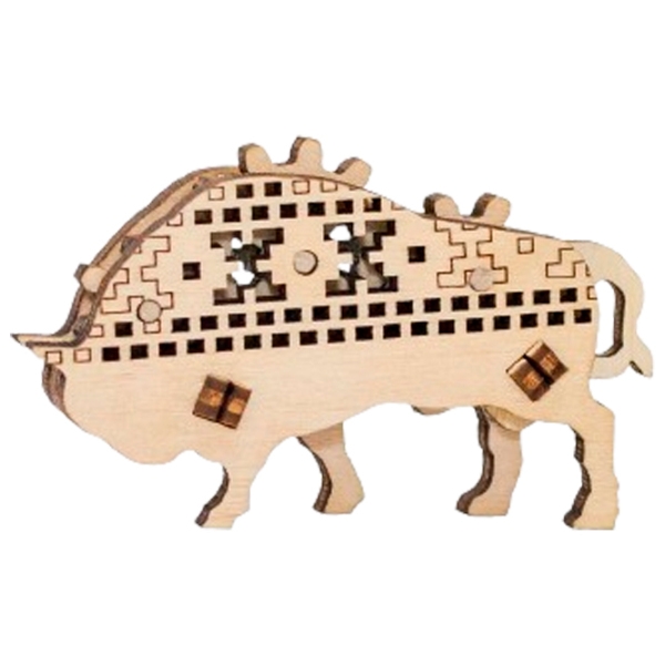 Puzzle 3D Ewa Toys Zubr (4815123000525) Numărul de piese: 11, V&acirc;rsta recomandată: 14+ photo 1