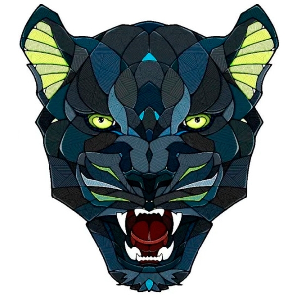 Пазл 2D Ewa Toys Panther S (4815123001843) Количество деталей: 80, Рекомендуемый возраст: 8+ photo 1