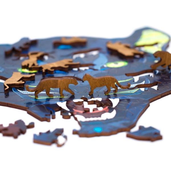 Пазл 2D Ewa Toys Panther S (4815123001843) Количество деталей: 80, Рекомендуемый возраст: 8+ photo 4