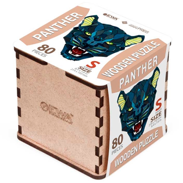 Пазл 2D Ewa Toys Panther S (4815123001843) Количество деталей: 80, Рекомендуемый возраст: 8+ photo 5