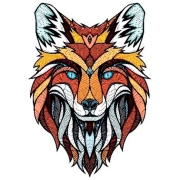 Пазл 2D Ewa Toys Fox S (4815123001850) Количество деталей: 90, Рекомендуемый возраст: 8+