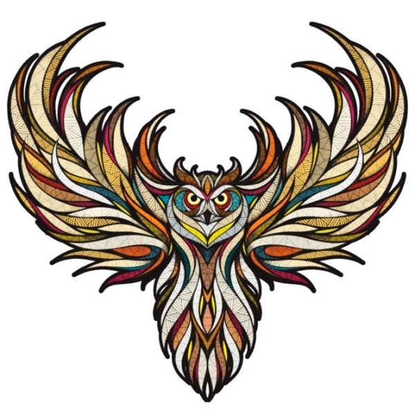 Пазл 2D Ewa Toys Owl S (4815123002277) Количество деталей: 70, Рекомендуемый возраст: 8+ photo 1