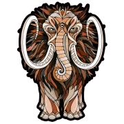 Пазл 2D Ewa Toys Mastodon S (4815123002260) Количество деталей: 80, Рекомендуемый возраст: 8+