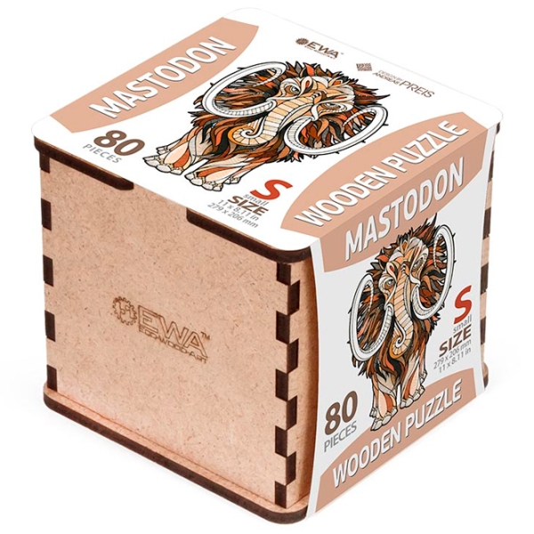Пазл 2D Ewa Toys Mastodon S (4815123002260) Количество деталей: 80, Рекомендуемый возраст: 8+ photo 3