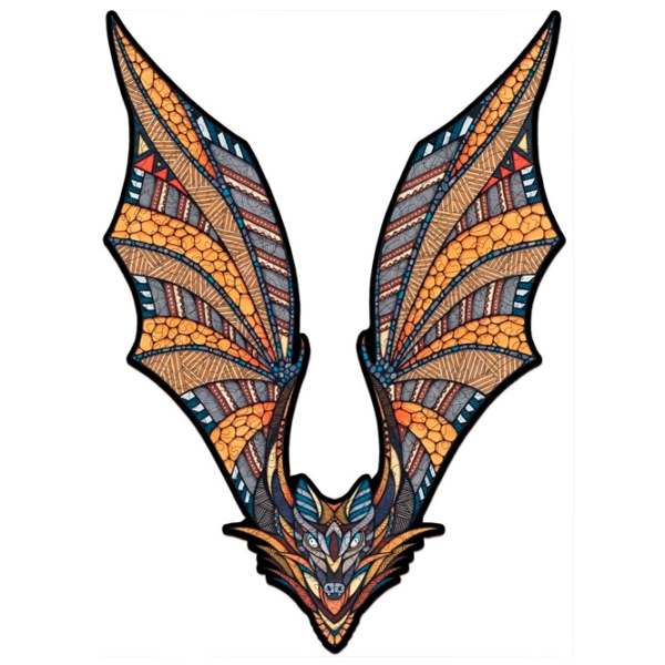 Пазл 2D Ewa Toys Bat S (4815123002246) Количество деталей: 60, Рекомендуемый возраст: 8+ photo 1