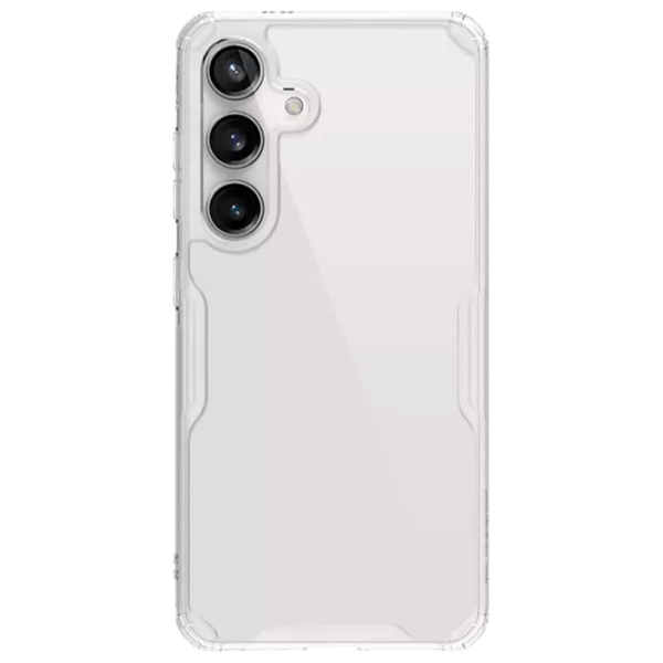 Чехол для смартфона Samsung Galaxy S24 Plus (Nature) Прозрачный Белый Nillkin, TPU, Back photo 1