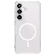 Чехол для смартфона Samsung Galaxy S24 Plus (Nillkin Magnetic) Прозрачный Белый Nillkin, PC, MagSafe Back