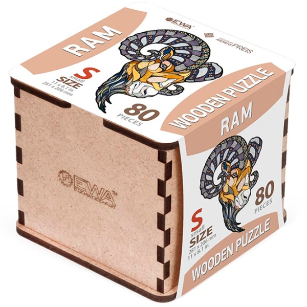 Puzzle 2D Ewa Toys Ram S (4815123002284) Numărul de piese: 80, V&acirc;rsta recomandată: 8+ photo 3