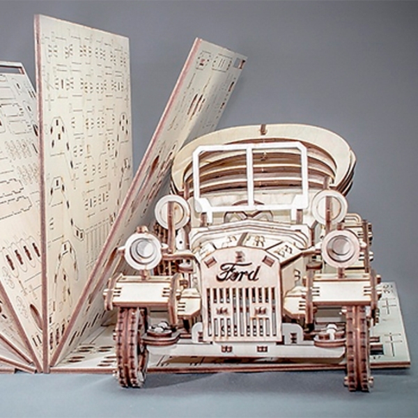 Пазл 3D Ewa Toys Retrocar (4815123000372) Количество деталей: 315, Рекомендуемый возраст: 14+ photo 4