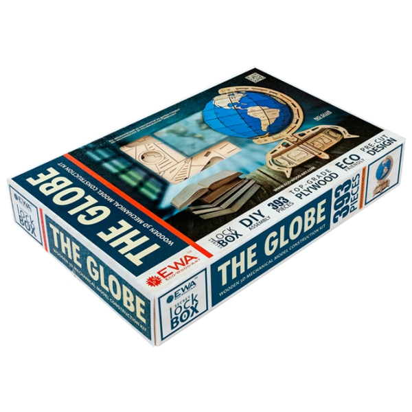 Пазл 3D Ewa Toys Globe (4815123000396) Количество деталей: 393, Рекомендуемый возраст: 14+ photo 5