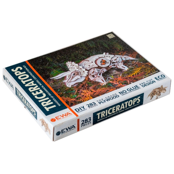 Пазл 3D Ewa Toys Трицератопс (4815123000570) Количество деталей: 283, Рекомендуемый возраст: 14+ photo 7