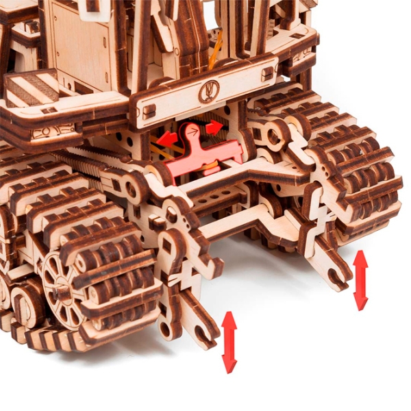 Puzzle 3D Ewa Toys Self-Propelled Mower CS-150C (4815123002932) Numărul de piese: 963, V&acirc;rsta recomandată: 14+ photo 7