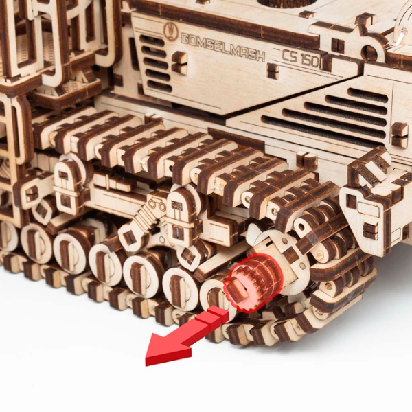 Puzzle 3D Ewa Toys Self-Propelled Mower CS-150C (4815123002932) Numărul de piese: 963, V&acirc;rsta recomandată: 14+ photo 12