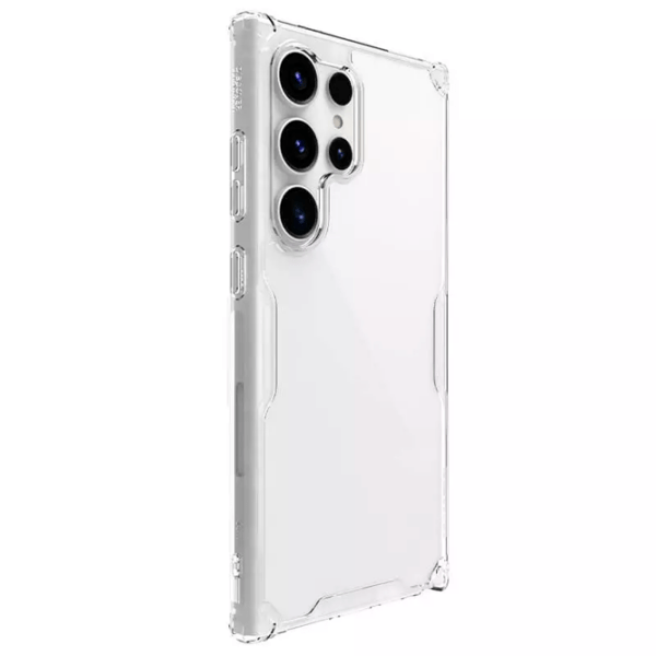 Чехол для смартфона Samsung Galaxy S24 Ultra (Nature) Прозрачный Белый Nillkin, TPU, Back photo 2