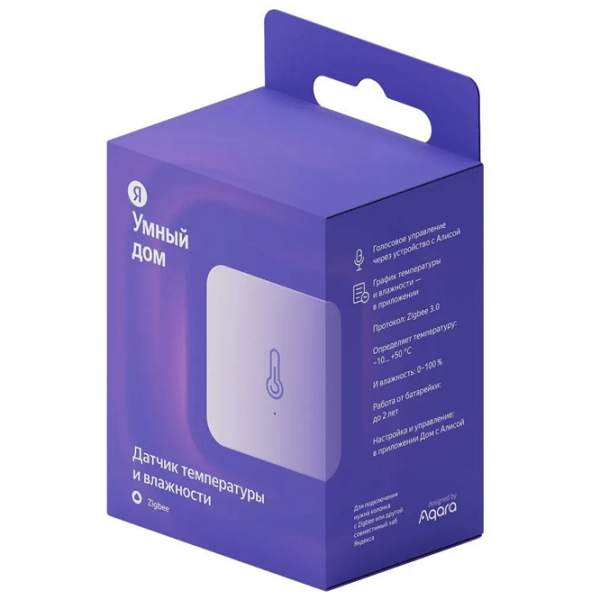 Датчик температуры и влажности Yandex YNDX-00523 Белый  photo 4