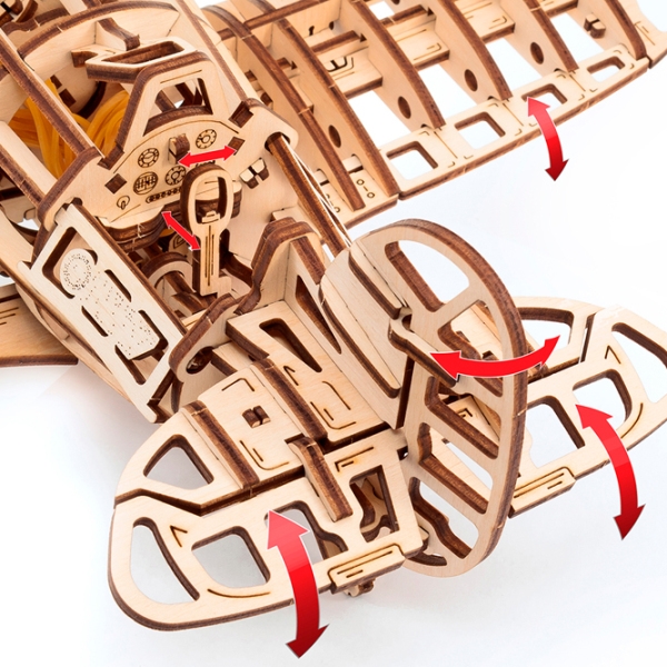 Пазл 3D Ewa Toys Airplane (4815123001607) Количество деталей: 346, Рекомендуемый возраст: 14+ photo 3