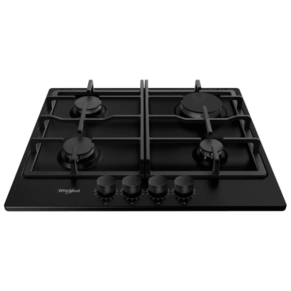Plită încorporabilă pe gaz Whirlpool TGML 660 NB Black Oțel emailat, Gratare: Fontă photo 2