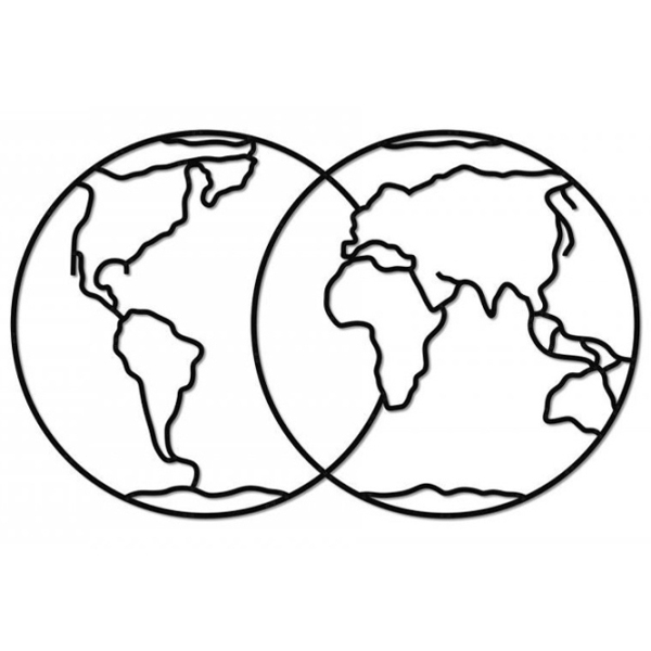 Пазл 3D Ewa Toys Hemispheres of Earth (4815123000945) Количество деталей: 90, Рекомендуемый возраст: 14+ photo 1