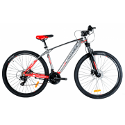 Bicicletă Crosser QUICK 29" 19" Gray Red Aluminiu / Pentru adulți