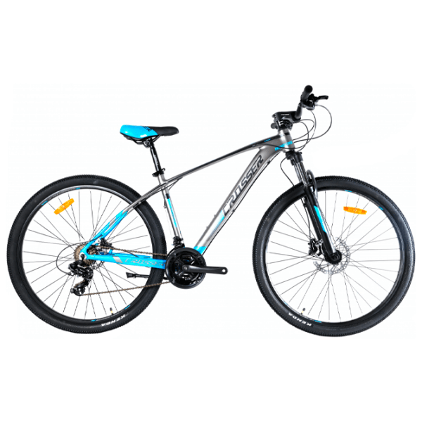 Bicicletă Crosser QUICK 29" 17.5" Gray Blue Aluminiu / Pentru adulți photo 1