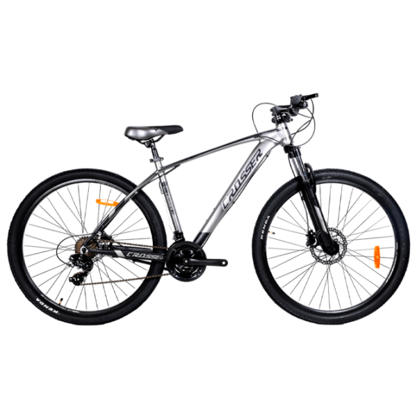 Bicicletă Crosser QUICK 26" 17" Black Gray Aluminiu / Pentru adulți photo 1