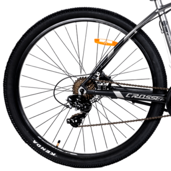 Bicicletă Crosser QUICK 26" 17" Black Gray Aluminiu / Pentru adulți photo 2