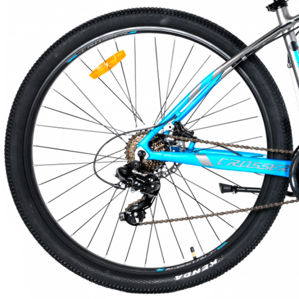 Bicicletă Crosser QUICK 29" 19" Gray Blue Aluminiu / Pentru adulți photo 2