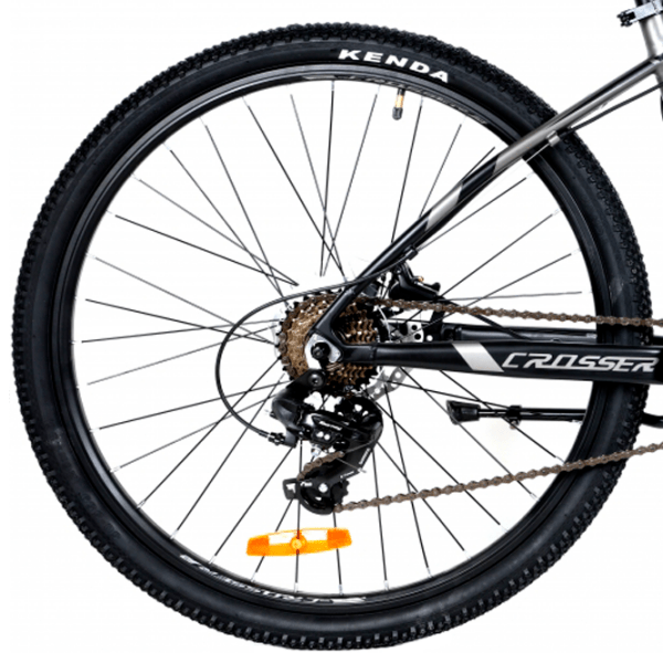 Bicicletă Crosser X880 26" 15.5" Gray Black Aluminiu / Pentru adulți photo 2