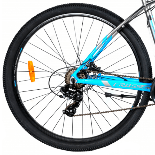 Bicicletă Crosser X880 29" 17" Gray Blue Aluminiu / Pentru adulți photo 2