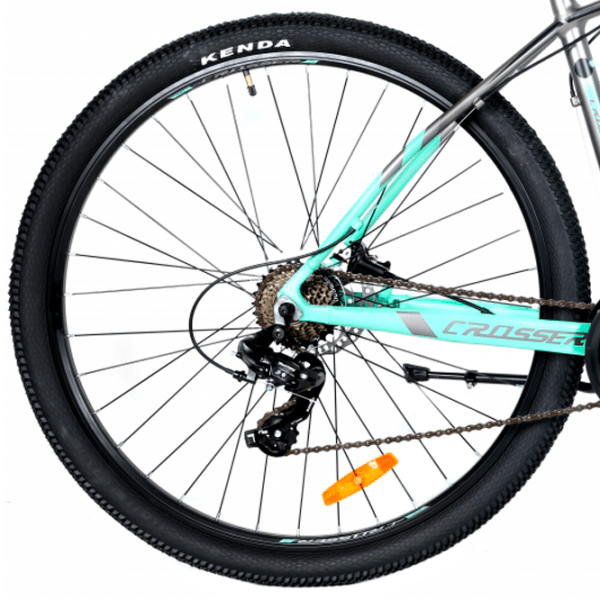 Bicicletă Crosser X880 29" 19" Gray Green Aluminiu / Pentru adulți photo 2