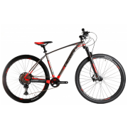 Bicicletă Crosser X880 29" 17" Gray Red Aluminiu / Pentru adulți