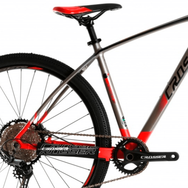 Bicicletă Crosser X880 29" 19" Gray Red Aluminiu / Pentru adulți photo 3