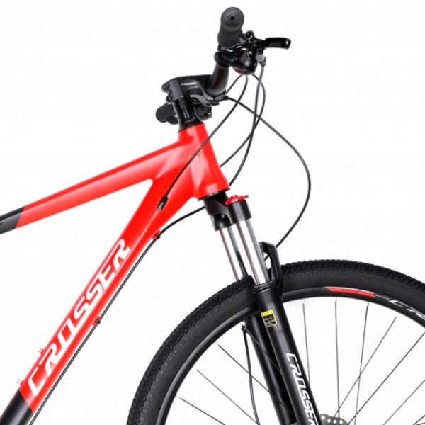 Велосипед Crosser MT-041 29" 21" Черный Red Алюминий / Взрослый photo 4