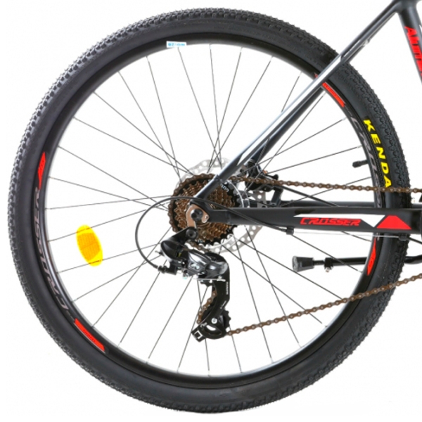 Велосипед Crosser MT-036 26" 17" Черный Red Алюминий / Взрослый photo 2