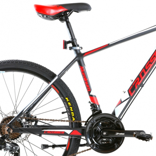 Велосипед Crosser MT-036 26" 17" Черный Red Алюминий / Взрослый photo 3