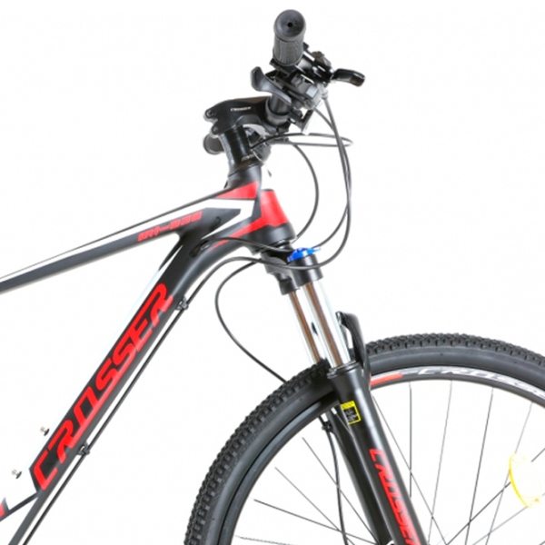 Bicicletă Crosser MT-036 29" 19" Black Red Aluminiu / Pentru adulți photo 4
