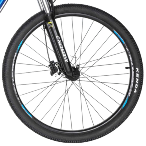 Bicicletă Crosser MT-036 29" 17" Black Blue Aluminiu / Pentru adulți photo 5
