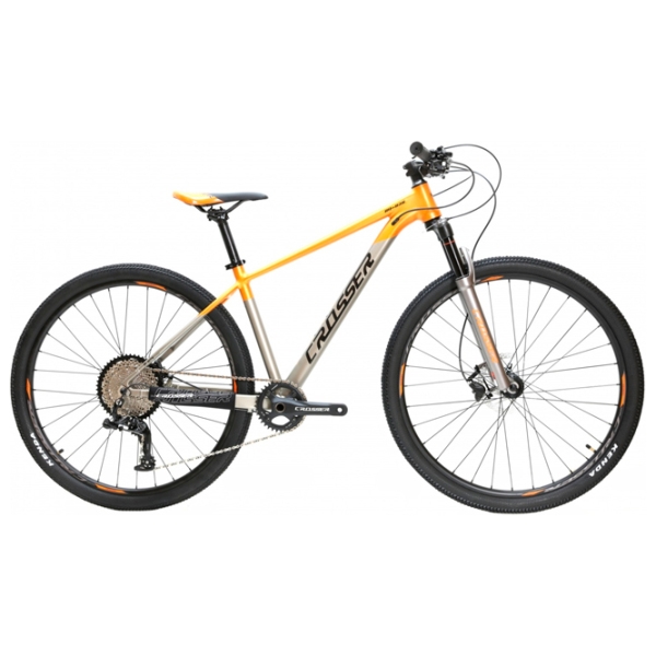 Bicicletă Crosser MT-036 29" 19" Black Orange Aluminiu / Pentru adulți photo 1