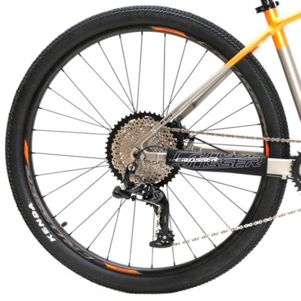Bicicletă Crosser MT-036 29" 19" Black Orange Aluminiu / Pentru adulți photo 2